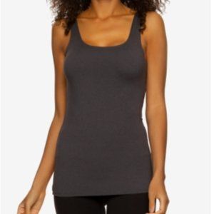 Felina Velvety Soft Tank in Charcoal Heather - Size Medium